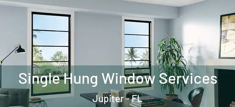  Single Hung Window Services Jupiter - FL